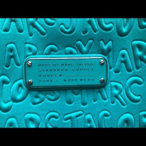 Marc By Marc Jacobs Accessories - MARC by Marc Jacobs Turquoise 15" Laptop Bag Marc By Marc Jacobs Accessories - MARC by Marc Jacobs Turquoise 15" Laptop Bag